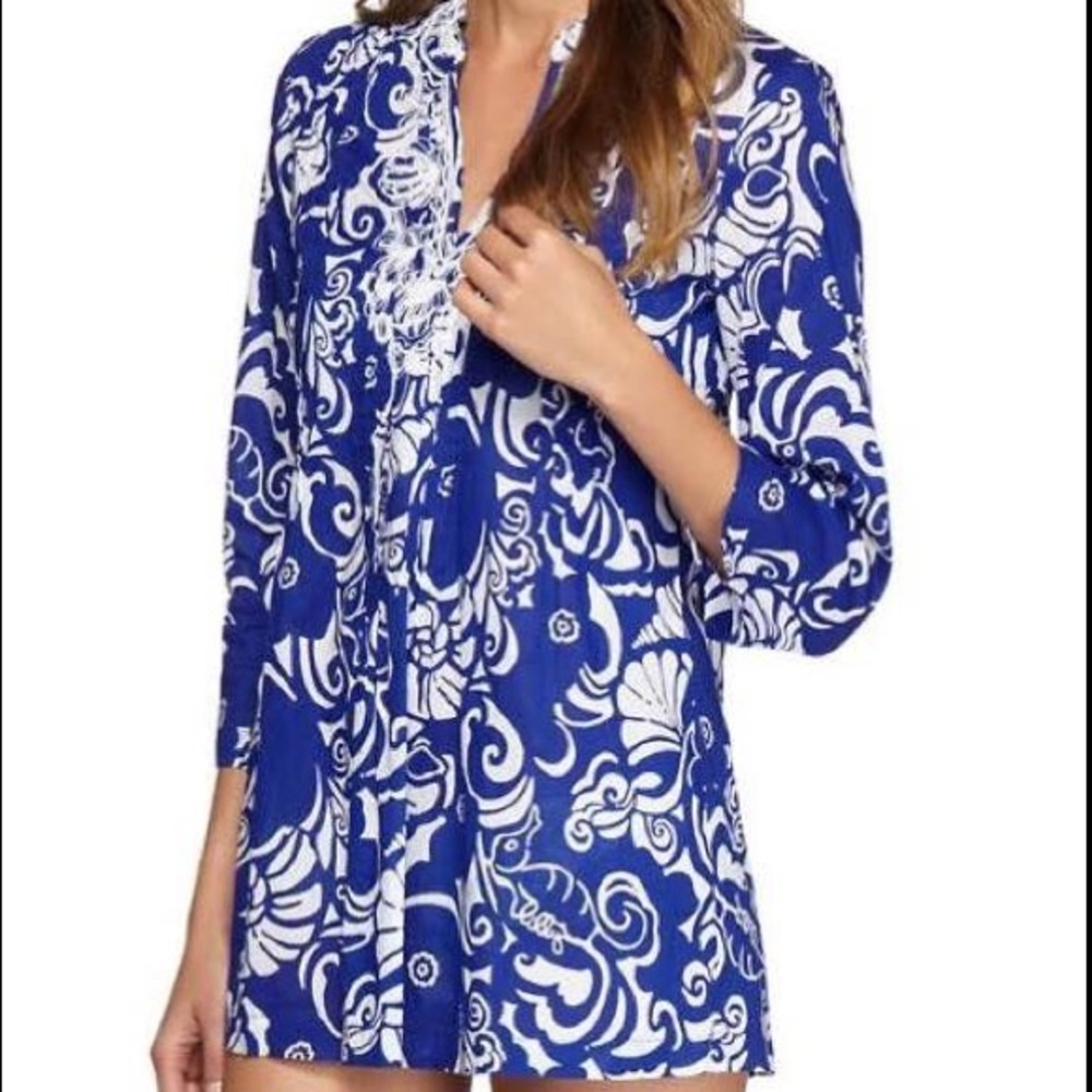 Sarasota Pintuck Beaded Tunic